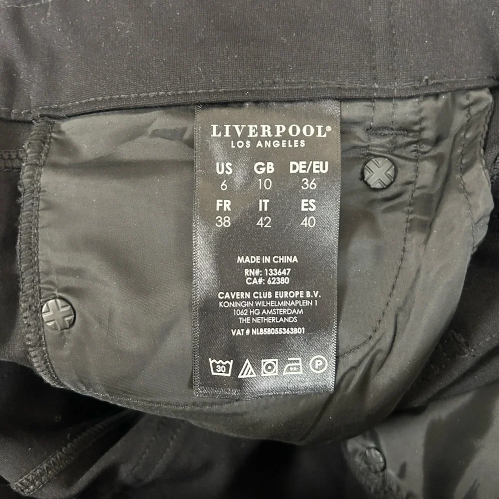 Liverpool Black Skinny Jeans Stretchy - Picture 7 of 7